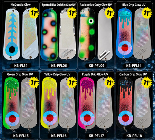 NEW JUNE 2026 - 11" Dual Fin Flasher Series