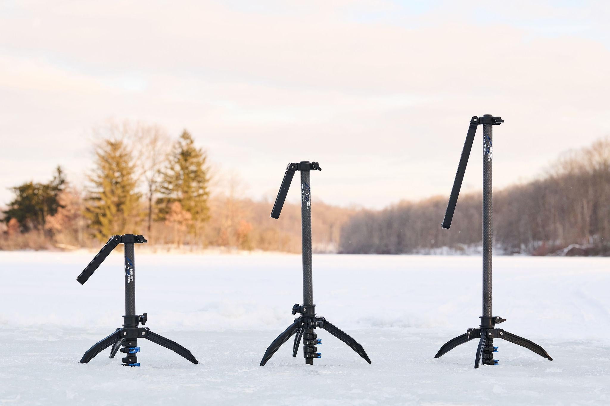 FFS Carbon Fiber Transducer Pole with Ice Mount Combo