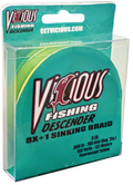 Vicious Descender Sinking Yellow Braid - 15 Lb Test