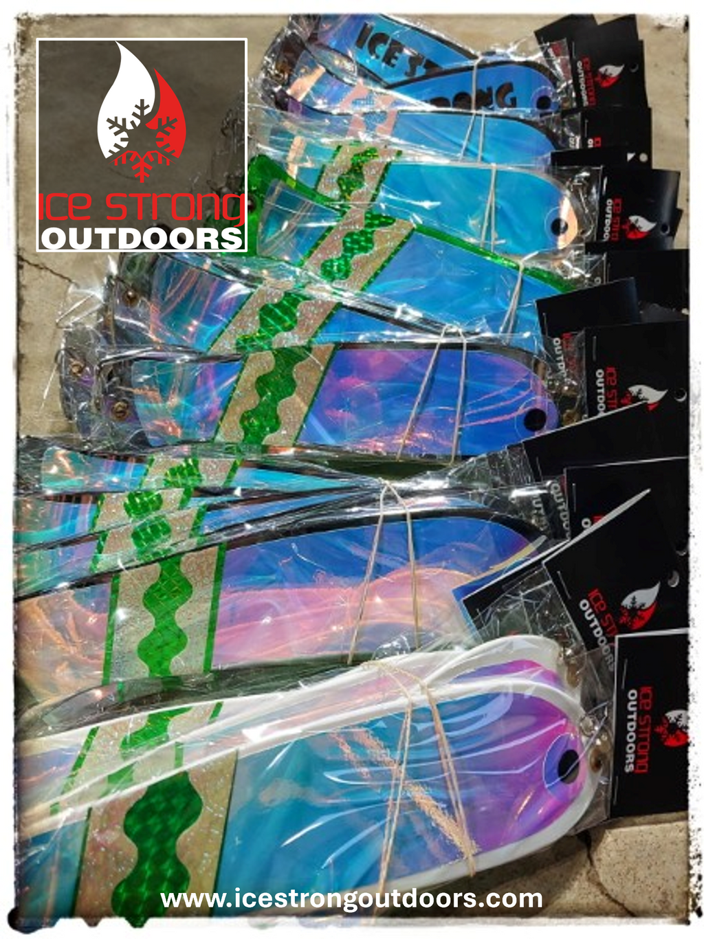 Ice Strong Outdoors - The Special Series! Pick your Flasher and Pick your Special Tape!