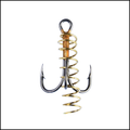 Eagle Claw Soft Bait Treble Hook w/ Spring