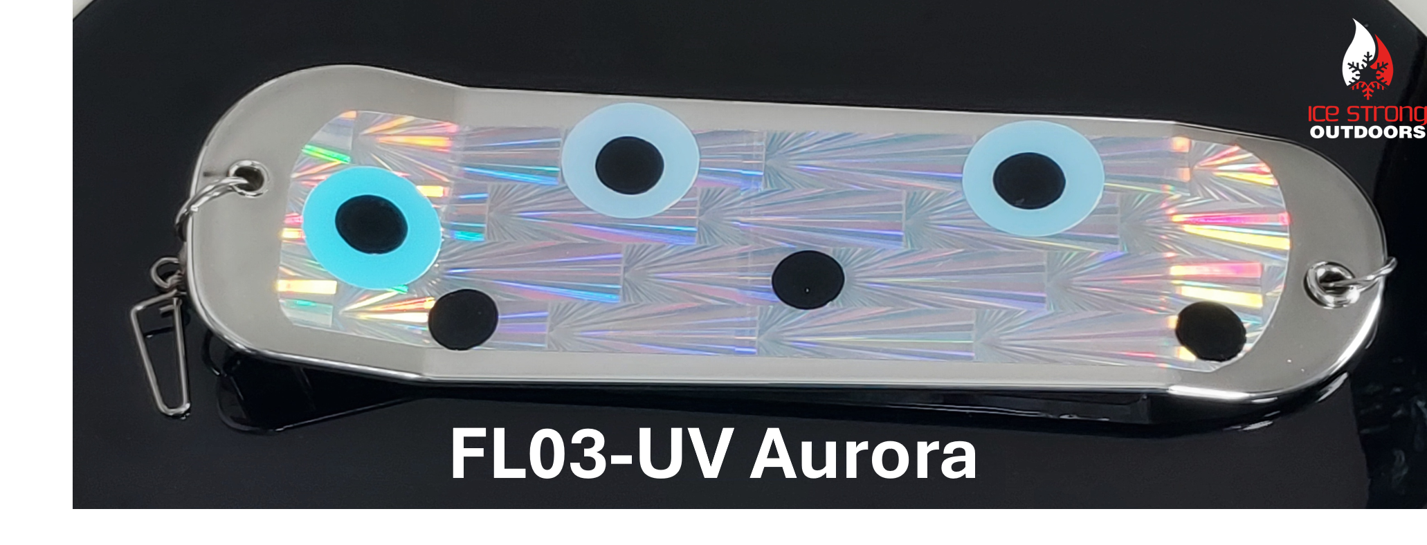 Ice Strong Outdoors - 8.5" Dual Fin Flasher Series - NEW 2026 Colors Released!