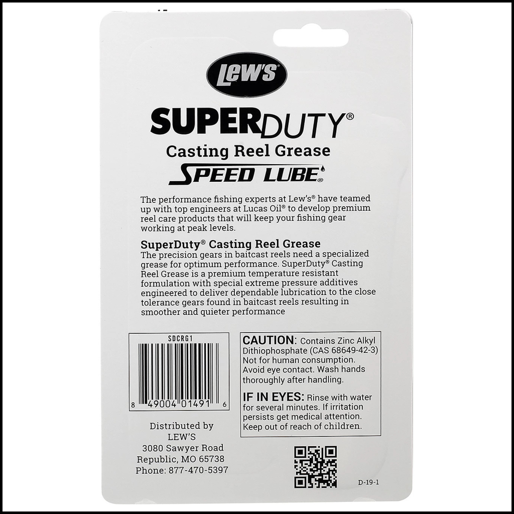 Super Duty Casting Reel Grease