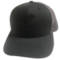 "Vic" Outline Black & Charcoal Adjustable Hat