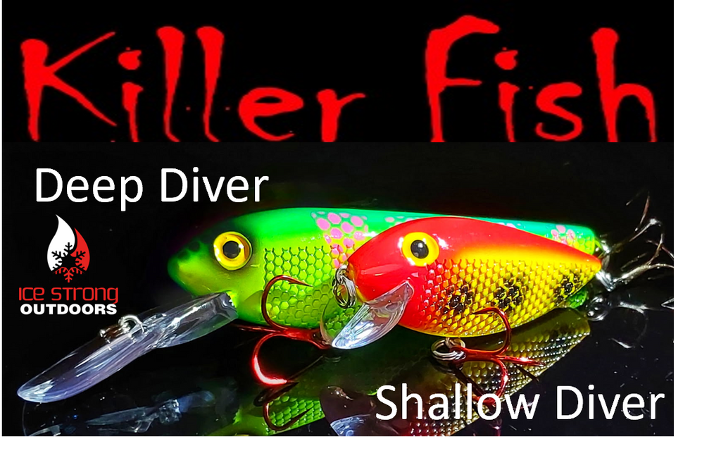 Ice Strong Outdoors - Killer Fish - Rattling DEEP Diver UV