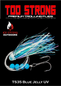 Ice Strong Outdoors - Too Strong Premium Trolling Flies - Fully Rigged - NEW MAY 2026 Colors Released!