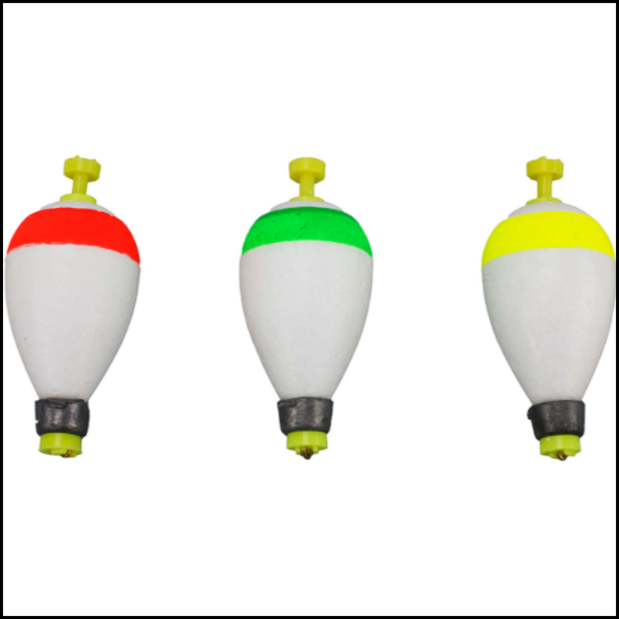 Thill Fantastic Foam Pear Weighted Float Snap-On 3-Pack