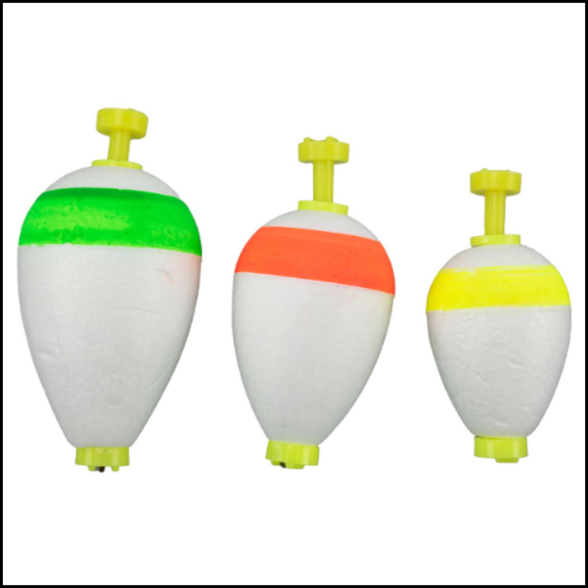 Thill Fantastic Foam Pear Float Snap-On 3-Pack