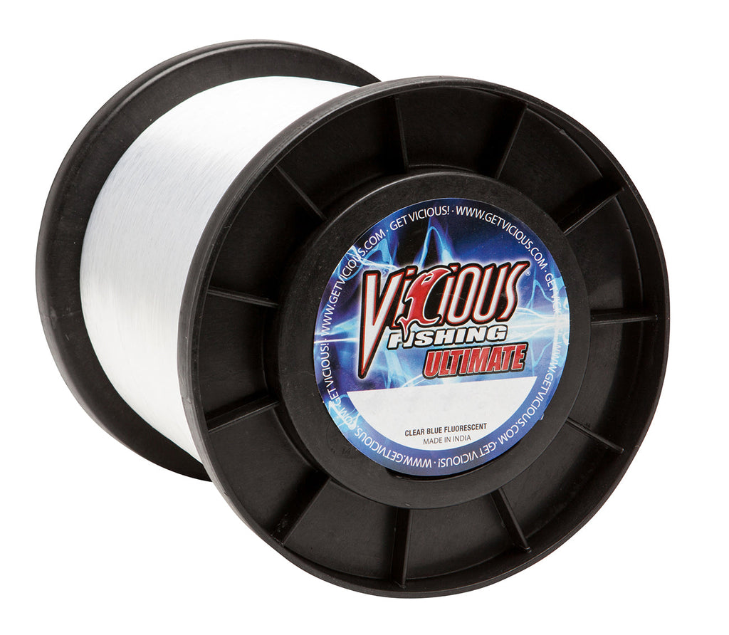 Vicious Ultimate Clear-Blue Fluorescent Mono - 17 Lb Test